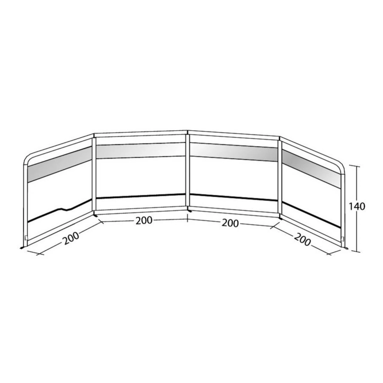 Outwell Windscreen Air Windschutz 2 Outwell Windscreen Air Windschutz – Bild 2