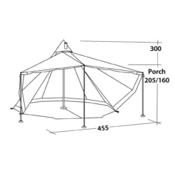 Robens Chinook Ursa Tipi-Zelt -Camping-ausrüstung Verkäufe 2024 6085694 1280x1280