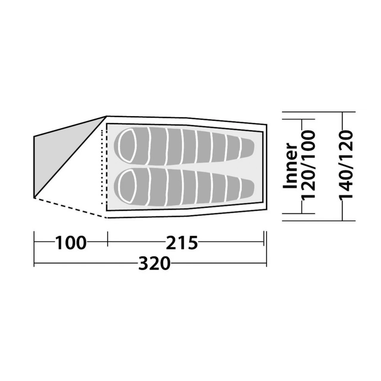Robens Buck Creek 2 Trekkingzelt 3 Robens Buck Creek 2 Trekkingzelt – Bild 3