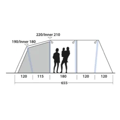 Outwell Parkdale 6PA Familienzelt -Camping-ausrüstung Verkäufe 2024 6724381 1280x1280