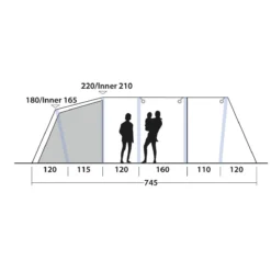 Outwell Knightdale 8PA Familienzelt -Camping-ausrüstung Verkäufe 2024 6724515 1280x1280