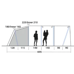 Outwell Sundale 7PA Familienzelt -Camping-ausrüstung Verkäufe 2024 6724548 1280x1280