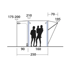 Outwell Newburg 160 Air Busvorzelt -Camping-ausrüstung Verkäufe 2024 6725188 1280x1280