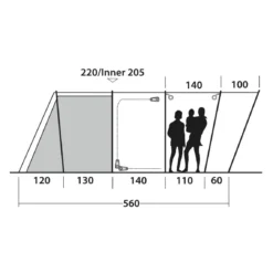 Outwell Montana 6PE Familienzelt -Camping-ausrüstung Verkäufe 2024 6725877 1280x1280