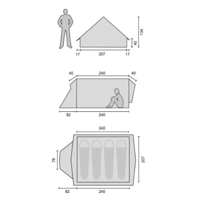 Nordisk Vimur 4.8 Familienzelt 2 Nordisk Vimur 4.8 Familienzelt – Bild 2