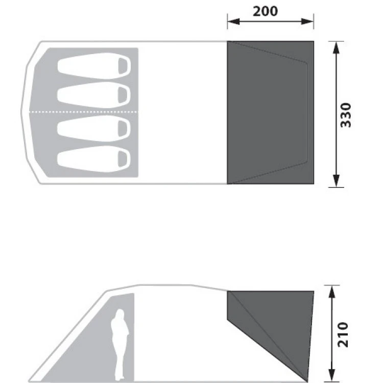 Nomad Porch Dogon 4 (+2) TC Anbau 2 Nomad Porch Dogon 4 (+2) TC Anbau – Bild 2