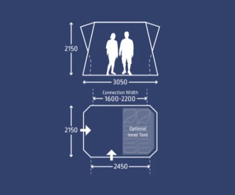 Kampa Tailgater AIR Busvorzelt 2 Kampa Tailgater AIR Busvorzelt – Bild 2