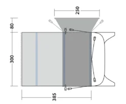 Outwell Blossburg 380 Air Busvorzelt -Camping-ausrüstung Verkäufe 2024 7366355 1280x1280
