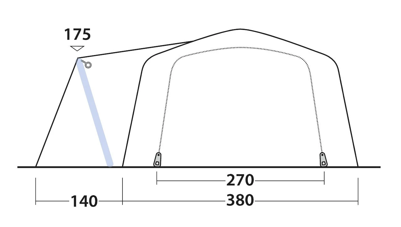 Outwell Airville 6SA Familienzelt 5 Outwell Airville 6SA Familienzelt – Bild 5