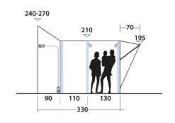 Outwell Newburg 240 Air Tall Wohnmobilvorzelt -Camping-ausrüstung Verkäufe 2024 7366571 1280x1280