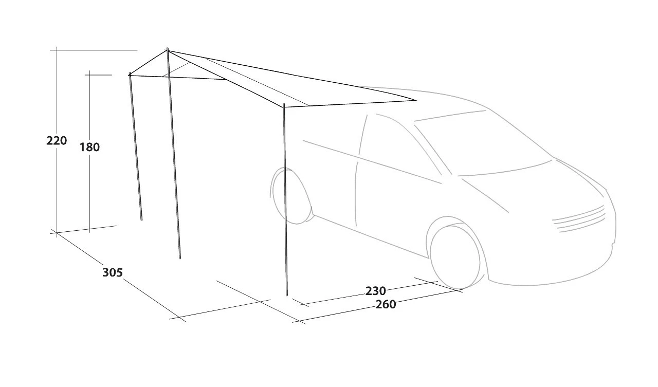 Outwell Fieldcrest Canopy Busvordach 2 Outwell Fieldcrest Canopy Busvordach – Bild 2