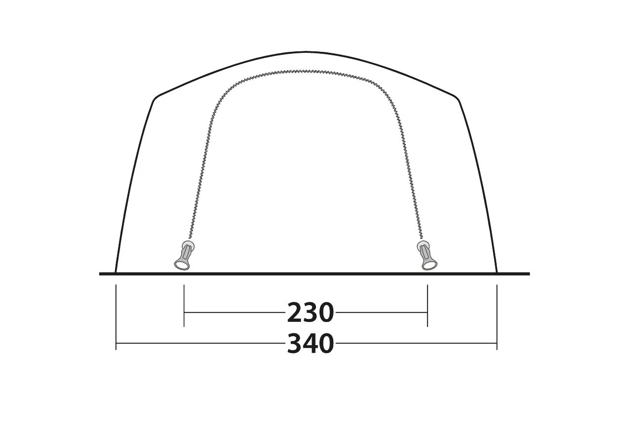 Outwell Yosemite Lake 5TC Familienzelt 5 Outwell Yosemite Lake 5TC Familienzelt – Bild 5