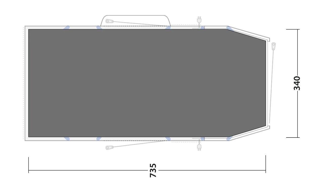 Outwell Footprint W. Integrated Toggle Up Front Jacksondale 5PA Zeltunterlage 2 Outwell Footprint W. Integrated Toggle Up Front Jacksondale 5PA Zeltunterlage – Bild 2