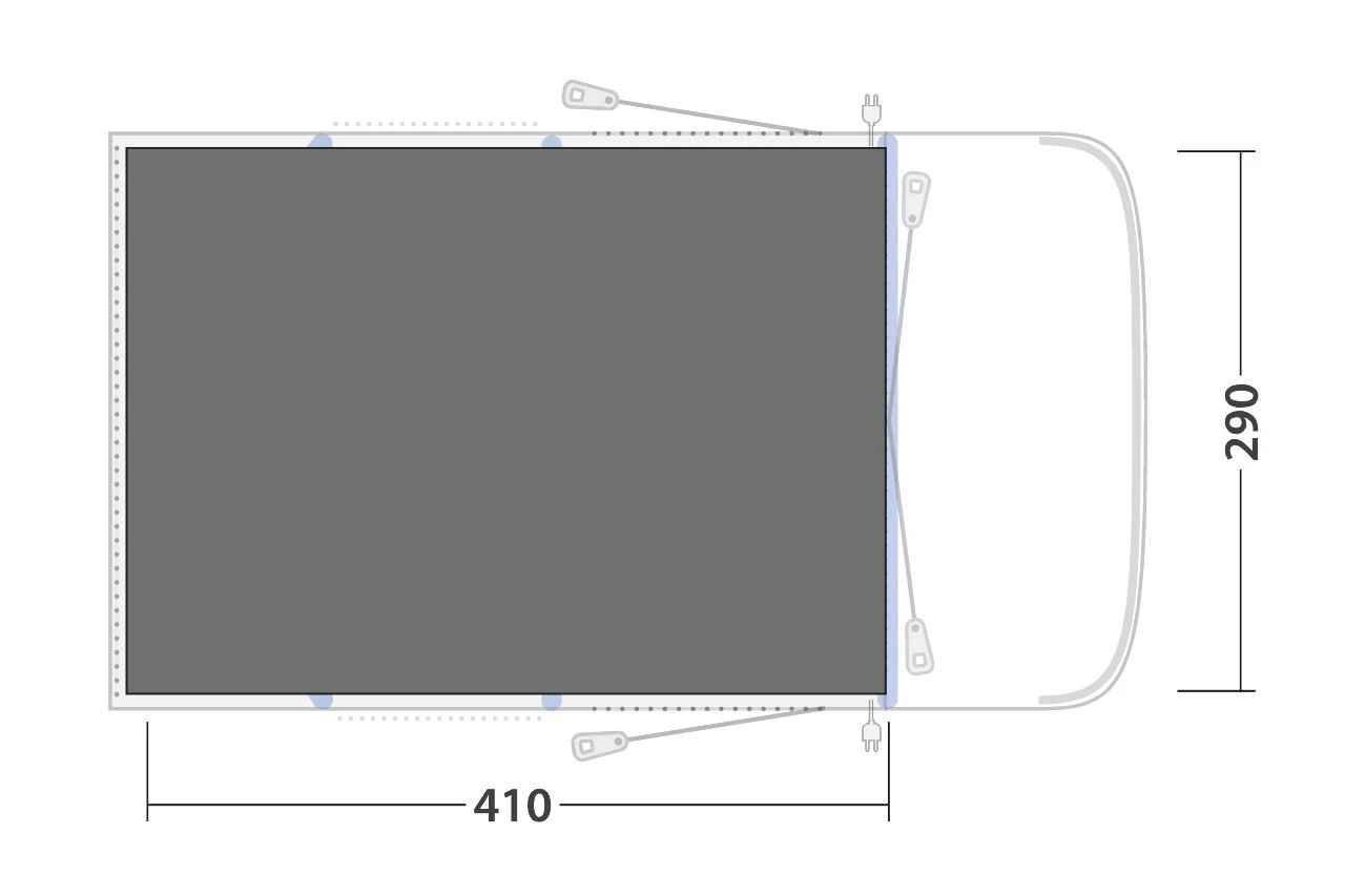 Outwell Footprint Springville 4SA Zeltunterlage 2 Outwell Footprint Springville 4SA Zeltunterlage – Bild 2