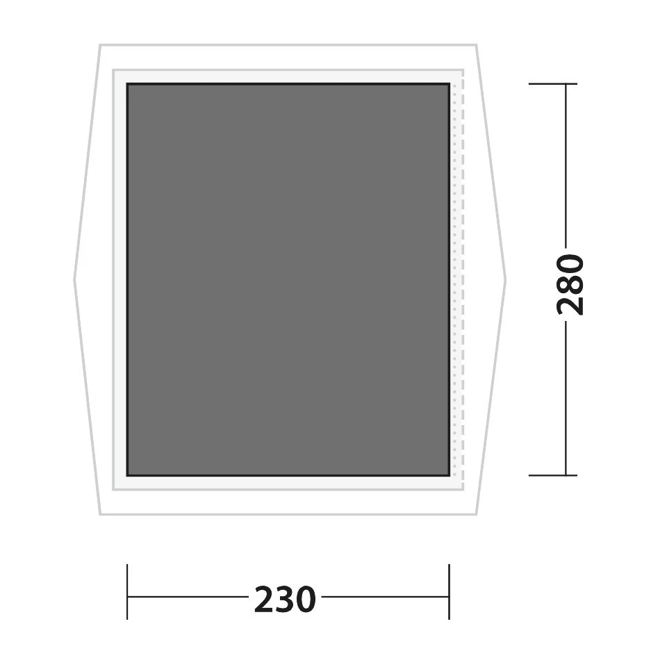 Robens Footprint Prospector Shanty Zeltunterlage 2 Robens Footprint Prospector Shanty Zeltunterlage – Bild 2