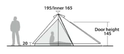 Robens Green Cone PRS Tipi-Zelt -Camping-ausrüstung Verkäufe 2024 7438086 1280x1280