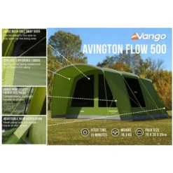Vango Avington Flow 500 Ausstellungszelt -Camping-ausrüstung Verkäufe 2024 7504607 1280x1280