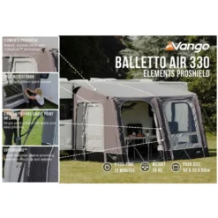 Vango Balletto Air 330 Elements ProShield Wohnwagenvorzelt -Camping-ausrüstung Verkäufe 2024 7507127 1280x1280