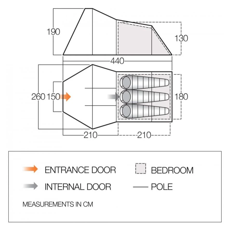 Vango Galaxy 300 Campingzelt 2 Vango Galaxy 300 Campingzelt – Bild 2