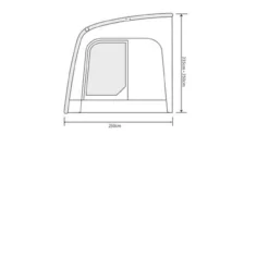 Outdoor Revolution Sportlite Air 320 EX Wohnwagenvorzelt -Camping-ausrüstung Verkäufe 2024 7522028 1280x1280