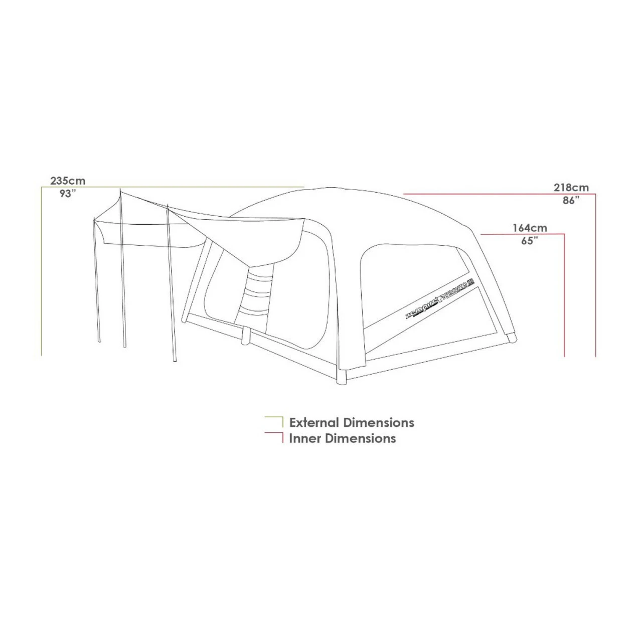 Zempire Pronto 10 Familienzelt 2 Zempire Pronto 10 Familienzelt – Bild 2