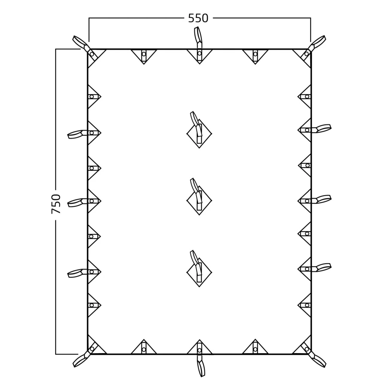 Nordisk Kari 30 Basic Cotton Tarp 2 Nordisk Kari 30 Basic Cotton Tarp – Bild 2