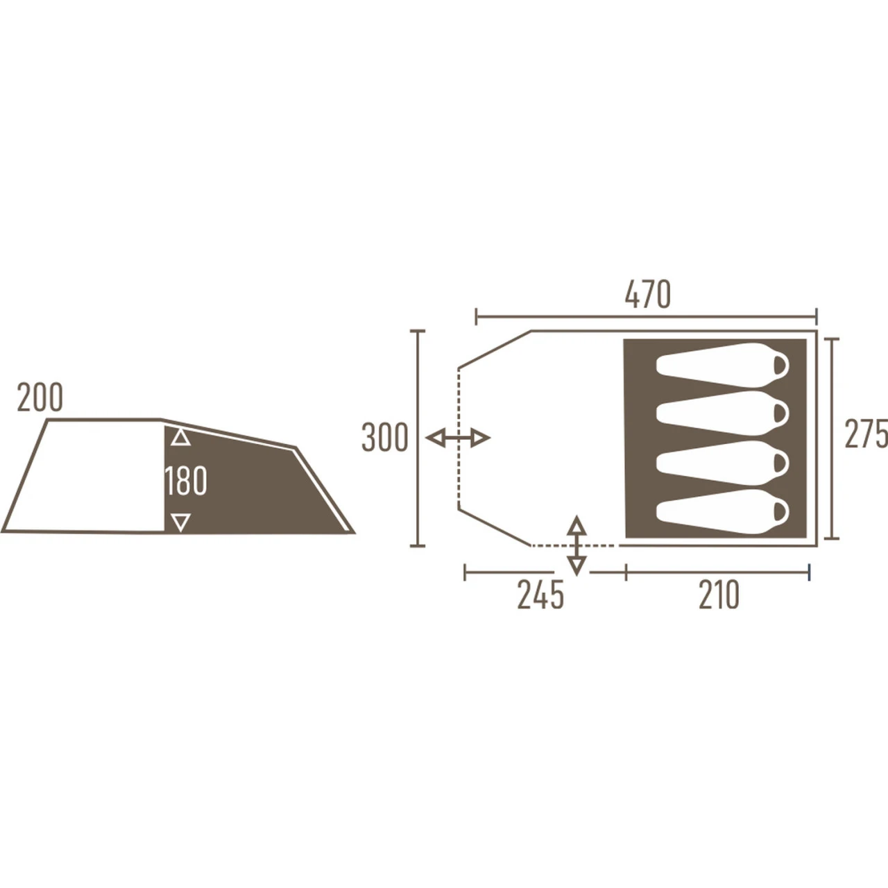 Tambu Husir Familienzelt 2 Tambu Husir Familienzelt – Bild 2