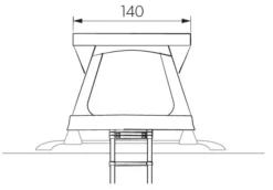 Dometic TRT 140 AIR Dachzelt 11 Dometic TRT 140 AIR Dachzelt -Camping-ausrüstung Verkäufe 2024 7864234 1280x1280