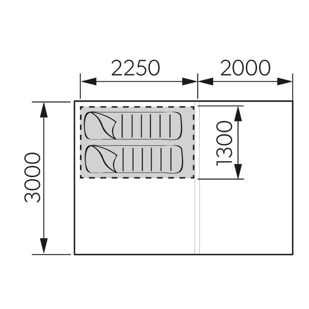 Dometic Santorini FTK 2X4 TC Familienzelt 2 Dometic Santorini FTK 2X4 TC Familienzelt – Bild 2