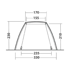 Outwell Woodcrest Busvorzelt -Camping-ausrüstung Verkäufe 2024 7865795 1280x1280