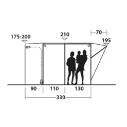 Outwell Waystone 240 Busvorzelt -Camping-ausrüstung Verkäufe 2024 7865827 1280x1280