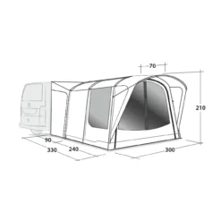 Outwell Waystone 240 Busvorzelt -Camping-ausrüstung Verkäufe 2024 7865828 1280x1280
