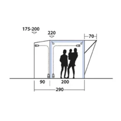 Outwell Parkville 200SA Busvorzelt -Camping-ausrüstung Verkäufe 2024 7865843 1280x1280