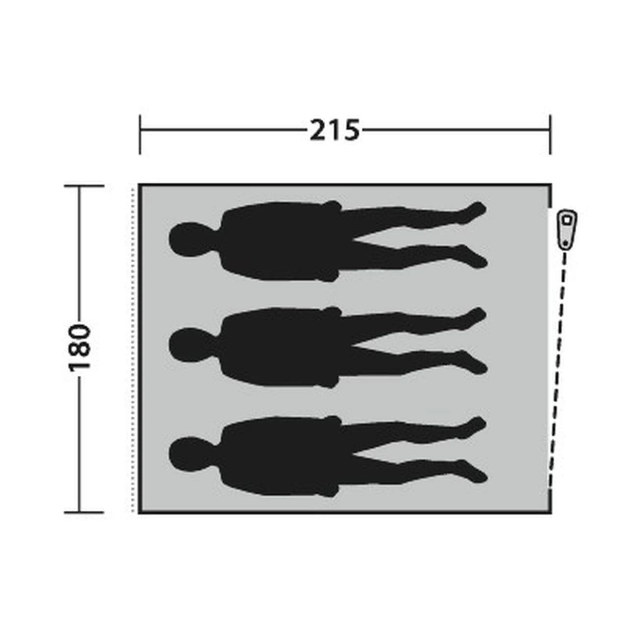 Outwell Free Standing Inner L Innenzelt 2 Outwell Free Standing Inner L Innenzelt – Bild 2