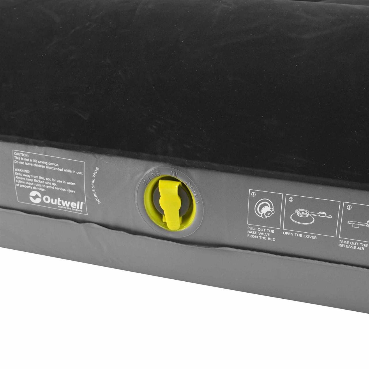 Outwell Flock Classic Single Luftbett Mit Kissen & Pumpe 4 Outwell Flock Classic Single Luftbett Mit Kissen & Pumpe – Bild 4