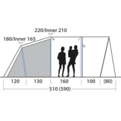 Outwell Hayward Lake 4ATC Familienzelt -Camping-ausrüstung Verkäufe 2024 7957943 1280x1280