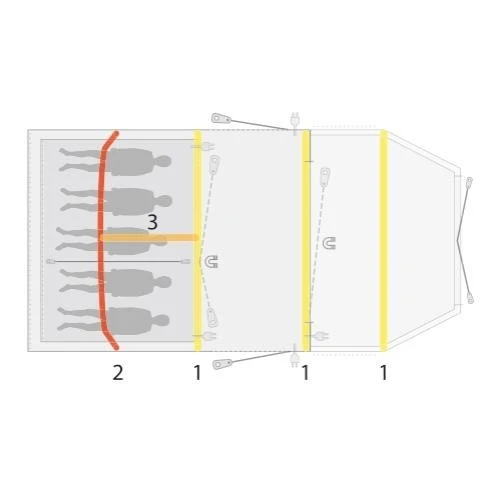 Outwell Wood Lake 5ATC Familienzelt 6 Outwell Wood Lake 5ATC Familienzelt – Bild 6