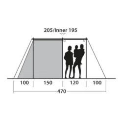Outwell Nevada 4PE Familienzelt -Camping-ausrüstung Verkäufe 2024 7957976 1280x1280