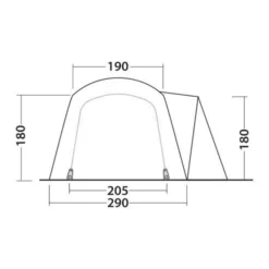Outwell Nevada 4PE Familienzelt -Camping-ausrüstung Verkäufe 2024 7957977 1280x1280