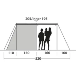 Outwell Nevada 5PE Familienzelt -Camping-ausrüstung Verkäufe 2024 7957981 1280x1280