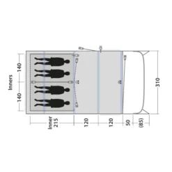 Outwell Avondale 4PA Familienzelt -Camping-ausrüstung Verkäufe 2024 7957988 1280x1280