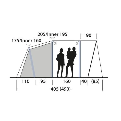 Outwell Elmdale 3PA Familienzelt 4 Outwell Elmdale 3PA Familienzelt – Bild 4