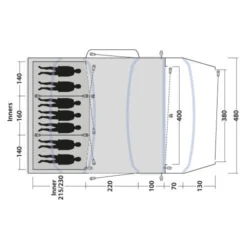 Outwell Jacksondale 7PA Familienzelt -Camping-ausrüstung Verkäufe 2024 7958043 1280x1280