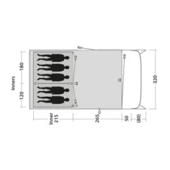 Outwell Greenwood 5 Familienzelt -Camping-ausrüstung Verkäufe 2024 7958087 1280x1280