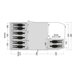 Outwell Winwood 8 Familienzelt -Camping-ausrüstung Verkäufe 2024 7958106 1280x1280