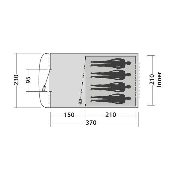 Easy Camp Edendale 400 Familienzelt 3 Easy Camp Edendale 400 Familienzelt – Bild 3