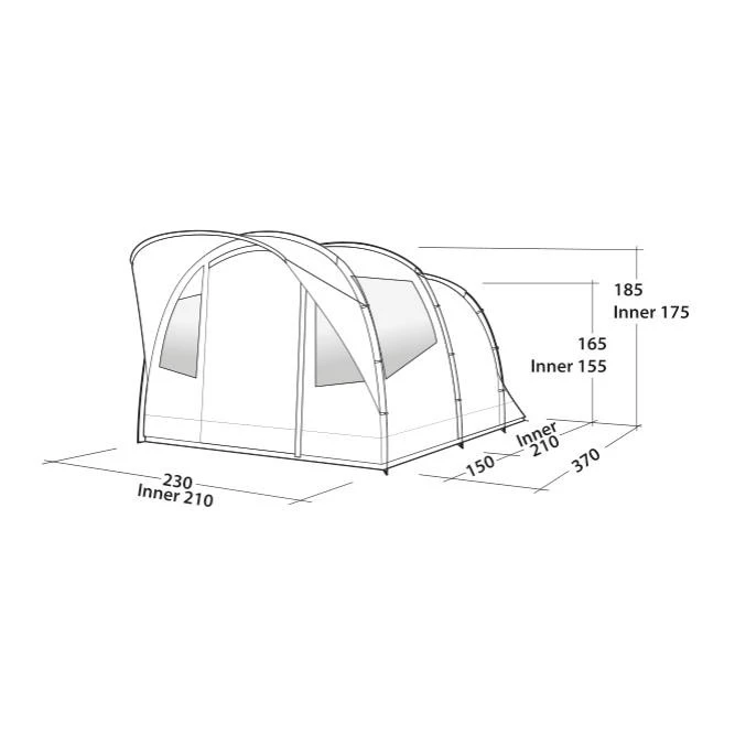 Easy Camp Edendale 400 Familienzelt 4 Easy Camp Edendale 400 Familienzelt – Bild 4