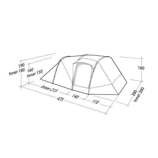 Robens Double Dreamer 5 Familienzelt 3 Robens Double Dreamer 5 Familienzelt – Bild 3