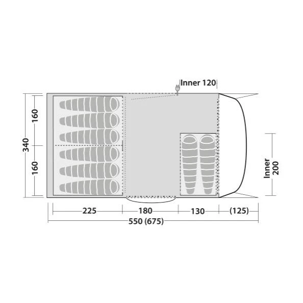 Robens Eagle Rock 6+2XP Familienzelt 3 Robens Eagle Rock 6+2XP Familienzelt – Bild 3