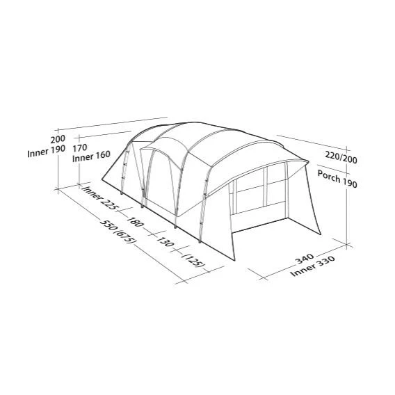 Robens Eagle Rock 6+2XP Familienzelt 4 Robens Eagle Rock 6+2XP Familienzelt – Bild 4